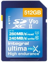 Memory Card Integral UltimaPro X2 SD Class 10 UHS-II V90 512 GB