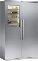 Photos - Fridge De Dietrich PSS312 stainless steel