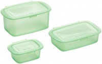 Food Container Lekue Reusable Boxes Set 3 