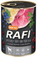 Photos - Dog Food Rafi Adult Grain Free Beef Tripe/Pork Ham Canned 