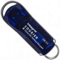 Photos - USB Flash Drive Integral Courier FIPS 197 Encrypted USB 3.0 8 GB