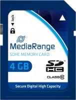 Photos - Memory Card MediaRange SD Class 10 4 GB