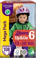 Photos - Nappies Libero Up and Go 6 / 108 pcs 