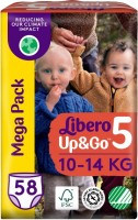 Photos - Nappies Libero Up and Go 5 / 58 pcs 