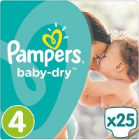 Photos - Nappies Pampers Active Baby-Dry 4 / 25 pcs 