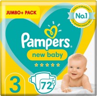 Nappies Pampers New Baby 3 / 72 pcs 