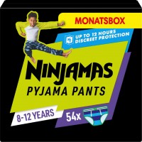 Nappies Pampers Ninjamas Pyjama Boy Pants 8-12 / 54 pcs 