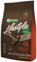 Photos - Cat Food Natures Protection Lifestyle Adult Sterilised Salmon with Krill  1.5 kg