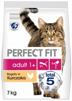 Photos - Cat Food Perfect Fit Adult 1+ Chicken  7 kg