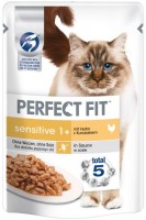 Photos - Cat Food Perfect Fit Sensitive 1+ Chicken Pouch  24 pcs