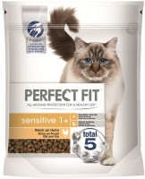 Photos - Cat Food Perfect Fit Sensitive 1+ Chicken 0.75 kg 