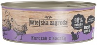 Photos - Cat Food Wiejska Zagroda Adult Canned Chicken with Duck 85 g 