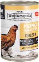 Photos - Cat Food Wiejska Zagroda Adult Monoprotein Cat Canned with Chicken  400 g