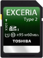 Photos - Memory Card Toshiba Exceria Type 2 SD UHS-I 64 GB