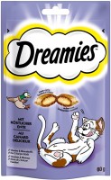 Cat Food Dreamies Treats with Tasty Duck 