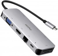 Photos - Card Reader / USB Hub Rapoo XD200C 