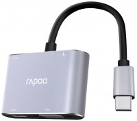 Photos - Card Reader / USB Hub Rapoo XD30 