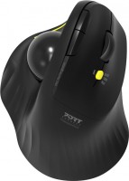 Mouse Port Designs Bluetooth Wireless & Rechargeable Ergonomic Mouse with Trackball 