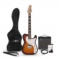 Guitar Gear4music Knoxville Semi-Hollow Electric Guitar Amp Pack 