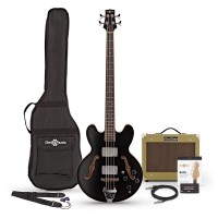 Photos - Guitar Gear4music San Francisco Semi Acoustic Bass SubZero V15B Amp Pack 