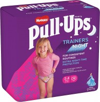Nappies Huggies Pull-Ups Night Girl 2-4 / 18 pcs 