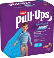 Nappies Huggies Pull-Ups Night Boy 2-4 / 18 pcs 