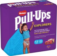 Photos - Nappies Huggies Pull Ups Explorers Boy 9-18 / 28 pcs 