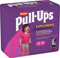 Photos - Nappies Huggies Pull Ups Explorers Girl 9-18 / 28 pcs 