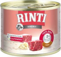 Photos - Dog Food RINTI Adult Sensible Canned Beef/Rice 24