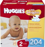 Photos - Nappies Huggies Little Snugglers 2 / 204 pcs 