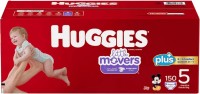 Photos - Nappies Huggies Little Movers Plus 5 / 150 pcs 