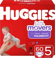 Photos - Nappies Huggies Little Movers 5 / 60 pcs 