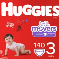 Photos - Nappies Huggies Little Movers 3 / 140 pcs 