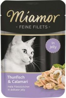 Photos - Cat Food Miamor Fine Fillets in Jelly Tuna/Calamari  6 pcs