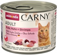 Cat Food Animonda Adult Carny Turkey/Chicken/Shrimps  200 g