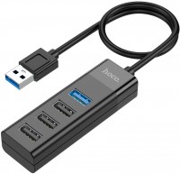 Photos - Card Reader / USB Hub Hoco HB25 