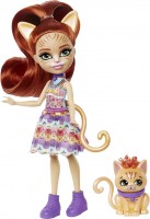Doll Enchantimals Tarla Tabby and Cuddler HHB91 