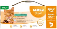 Cat Food IAMS Delights Land&Sea Collection In Gravy 48 pcs 