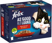 Photos - Cat Food Felix As Good As It Looks Meaty Selection  in Jelly 48 pcs
