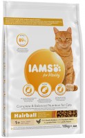 Photos - Cat Food IAMS Vitality Hairball Adult/Senior Chicken  10 kg