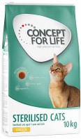 Photos - Cat Food Concept for Life Sterilised Cats Chicken  10 kg