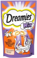 Cat Food Dreamies Treats with Tasty Chicken and Duck Mix  8 pcs