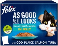 Cat Food Felix As Good As It Looks Ocean Feast Selection in Jelly  24 pcs
