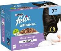 Cat Food Felix Original 7+ Mixed Selection In Jelly 12 pcs 