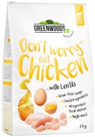 Cat Food Greenwoods Dont Worry Eat Chicken  3 kg