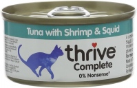 Cat Food THRIVE Complete Tuna with Shrimp/Squid  6 pcs