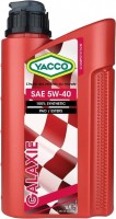 Photos - Engine Oil Yacco Galaxie 5W-40 1L 1 L