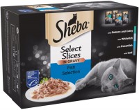Cat Food Sheba Select Slices Fish Collection in Gravy  48 pcs