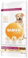 Photos - Dog Food IAMS Vitality Senior Large Breed Fresh Chicken 12 kg 