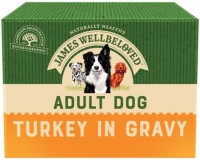 Dog Food James Wellbeloved Adult Turkey in Gravy Pouches 40